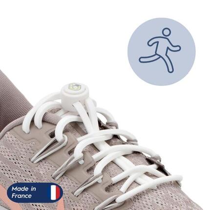 Lacets Élastiques Course Running Confort Optimal en Silicone - noir