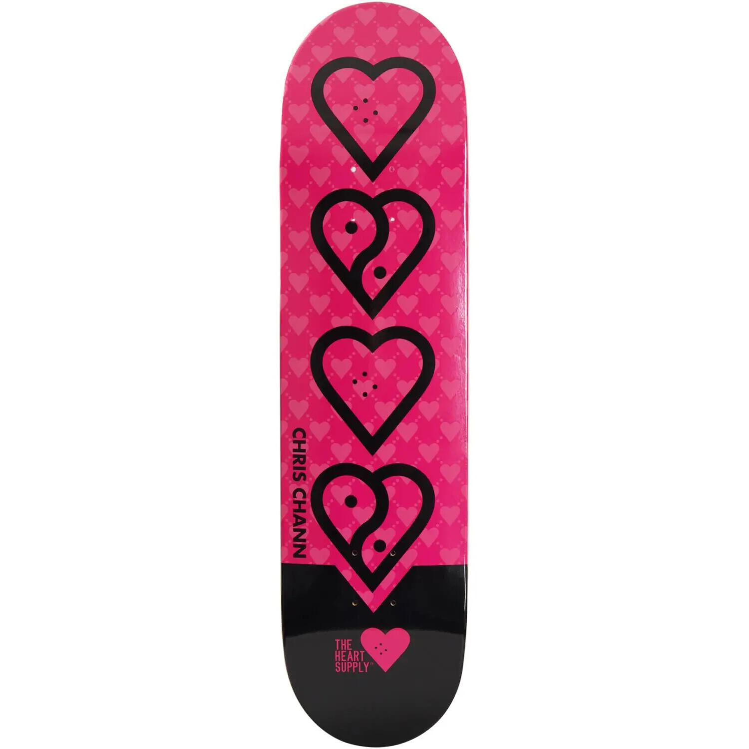 The Heart Supply - Planche De Skate Heart Supply Chris Chann Pro - Planche De Skate - Rose|vert - 8" - Decathlon