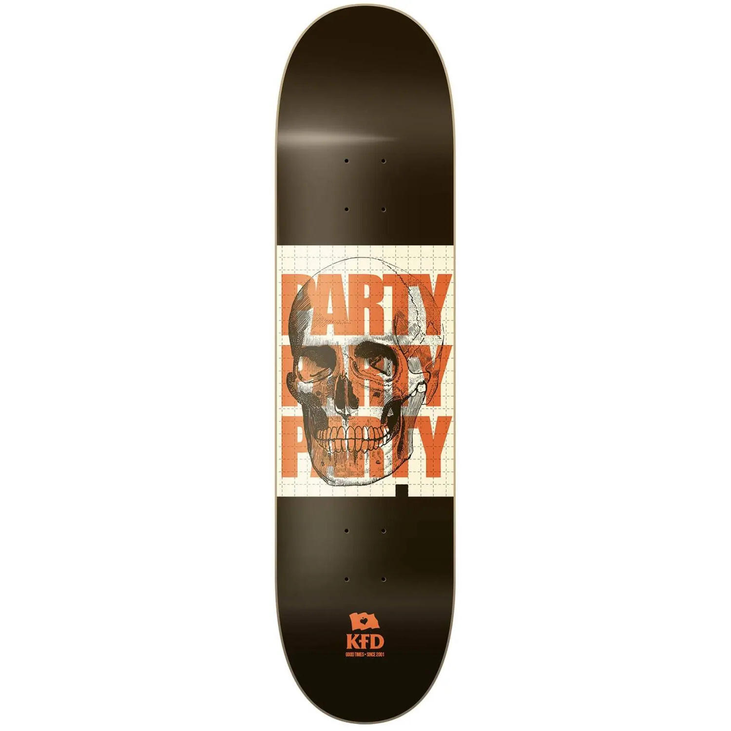 Kfd - Planche De Skate Kfd Premium Party - Planche De Skate - Blanc|rouge - Taille Unique - Decathlon