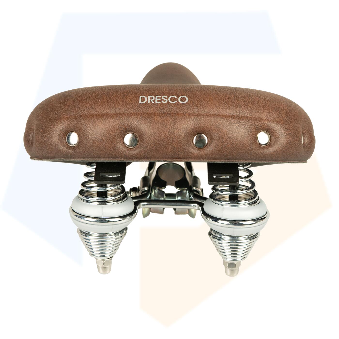 Dresco Drifter Fietszadel Urban XL - Bruin - Unisex 6/7