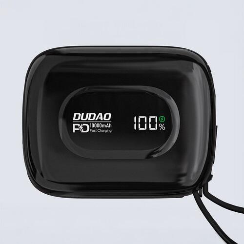 Batteria esterna Dudao K32 10000 mAh, USB-C/Lightning - Nero 2/7