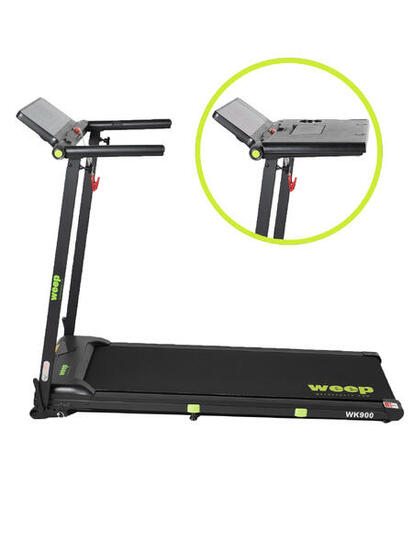 Bieżnia elektryczna składana Weep Work 2 stopnie nachyl. na laptop 12km/h
