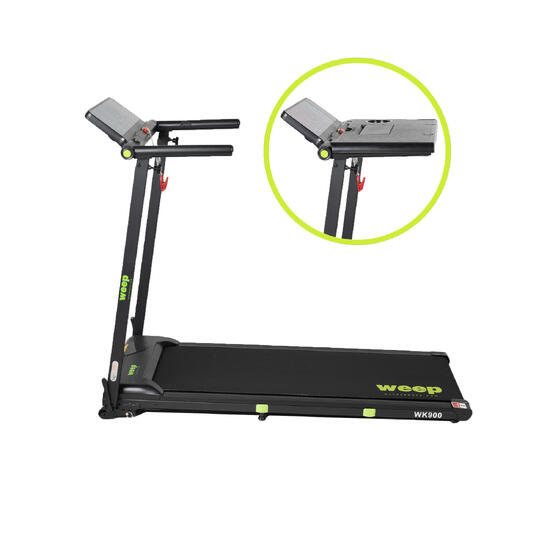 Bieżnia elektryczna składana Weep Work 2 stopnie nachyl. na laptop 12km/h