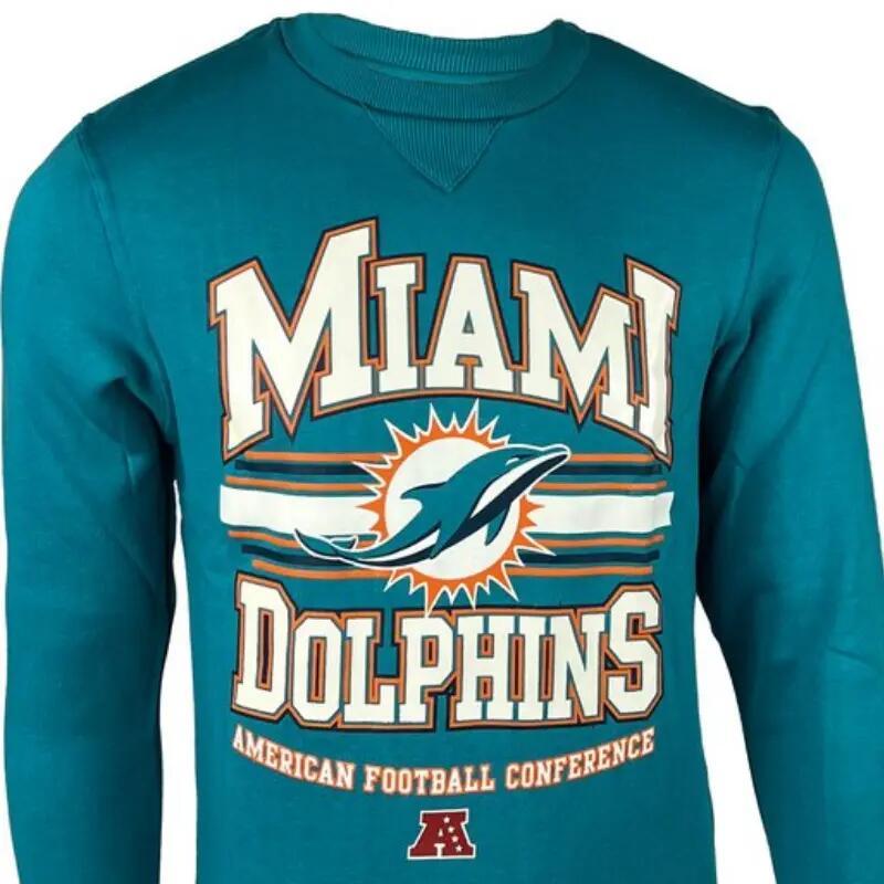 Majestic Fredine Crew Sweat M Miami Dolphins 2/2
