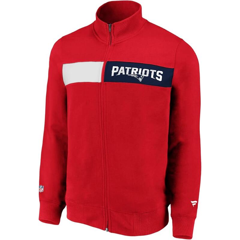 Fanatics Iconic Past & Present Fleece Track Jacke L Patriots 2/2