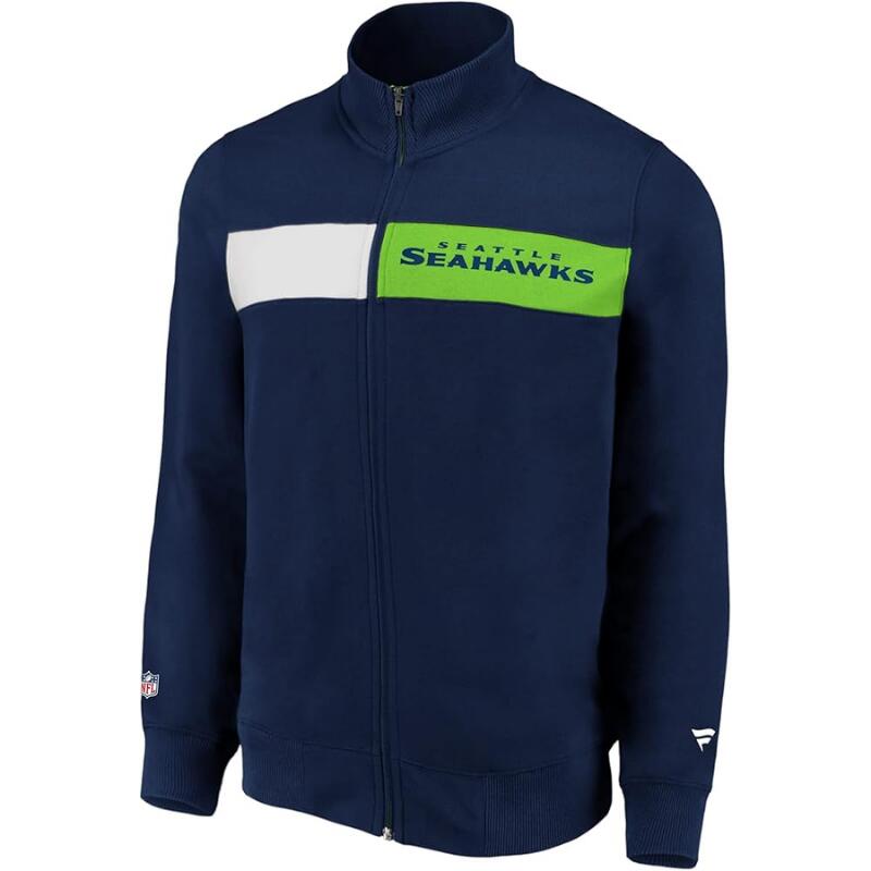 Fanatics Iconic Past & Present Fleece Track Jacket XXL Seahawks Fanzone 2/2
