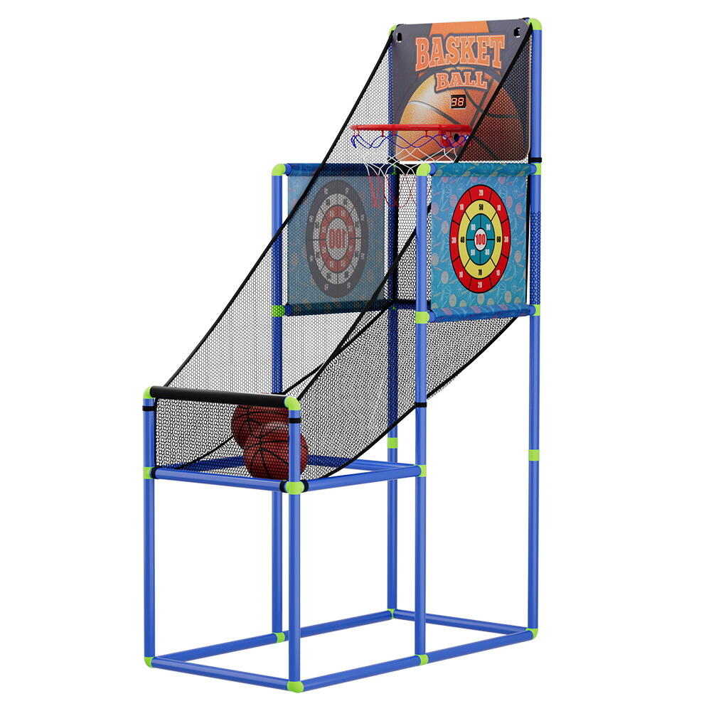 Basketball Arcade Game Electronic Scorer 3 Games Adjustable Kids