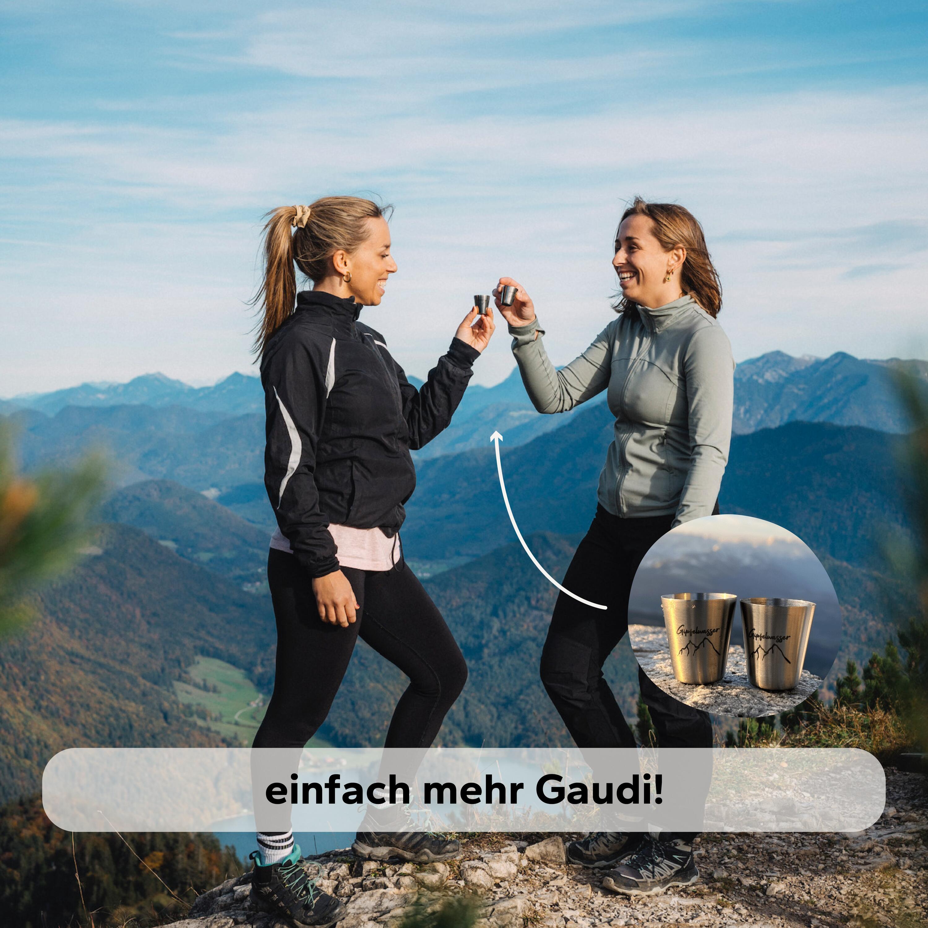 Gipfelwasser Stamperl inkl. Etui - Federleicht & Praktisch für unterwegs 6/9
