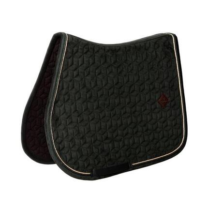 Tapis de selle velours soft rose pony