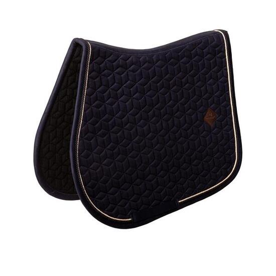 Tapis de selle velours marine pony