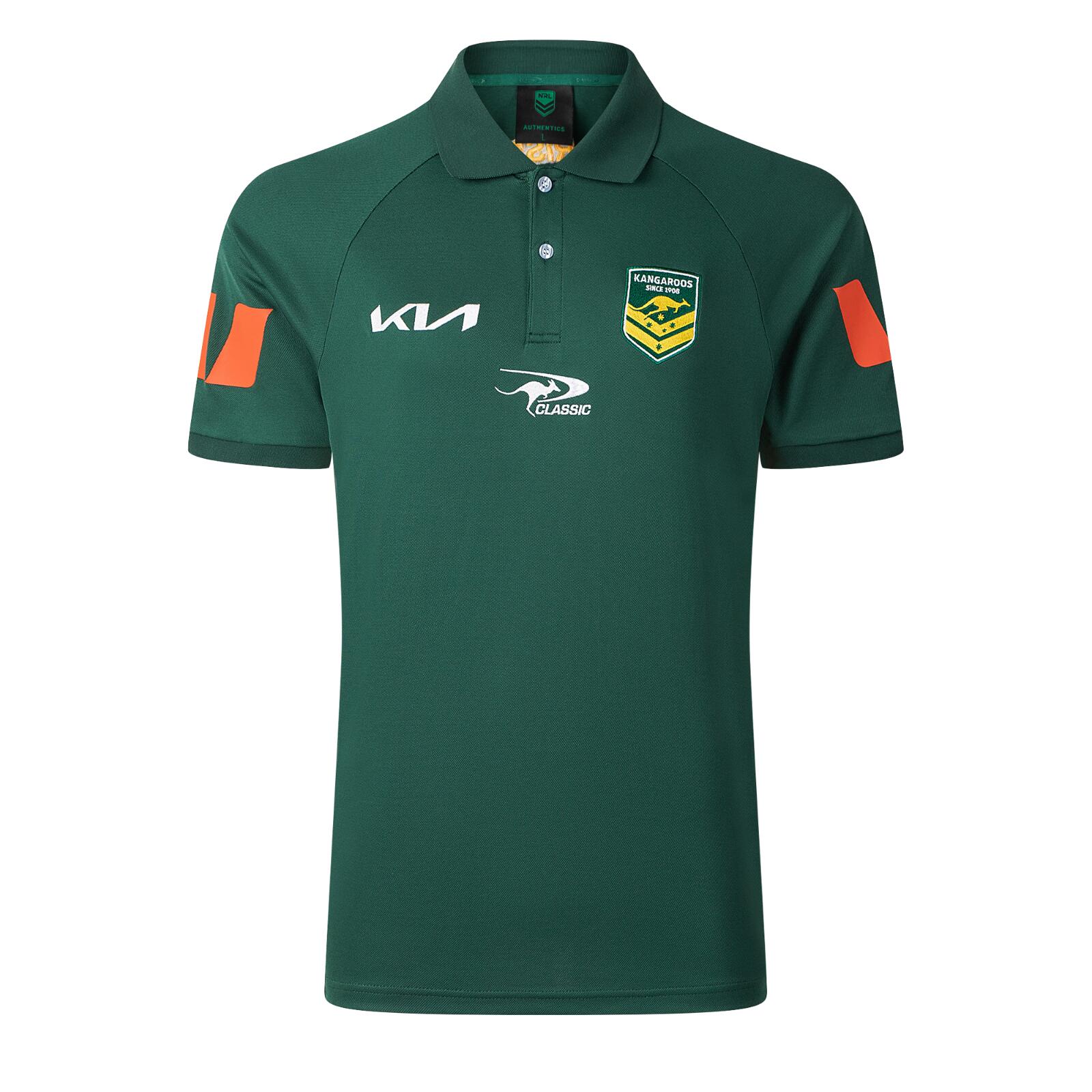 NRL 2026 Media Polo - Australian Kangaroos - Adult - Mens