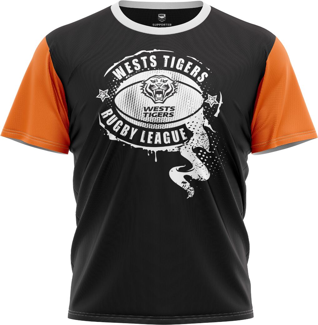 NRL Kids 'Preston' Tee Shirt - West Tigers - Baby Child T-Shirt