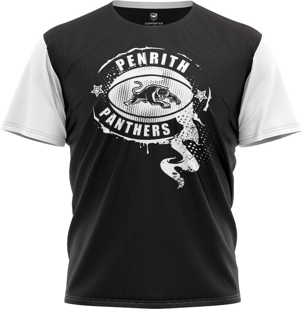 NRL Kids 'Preston' Tee Shirt - Penrith Panthers - Baby Child T-Shirt