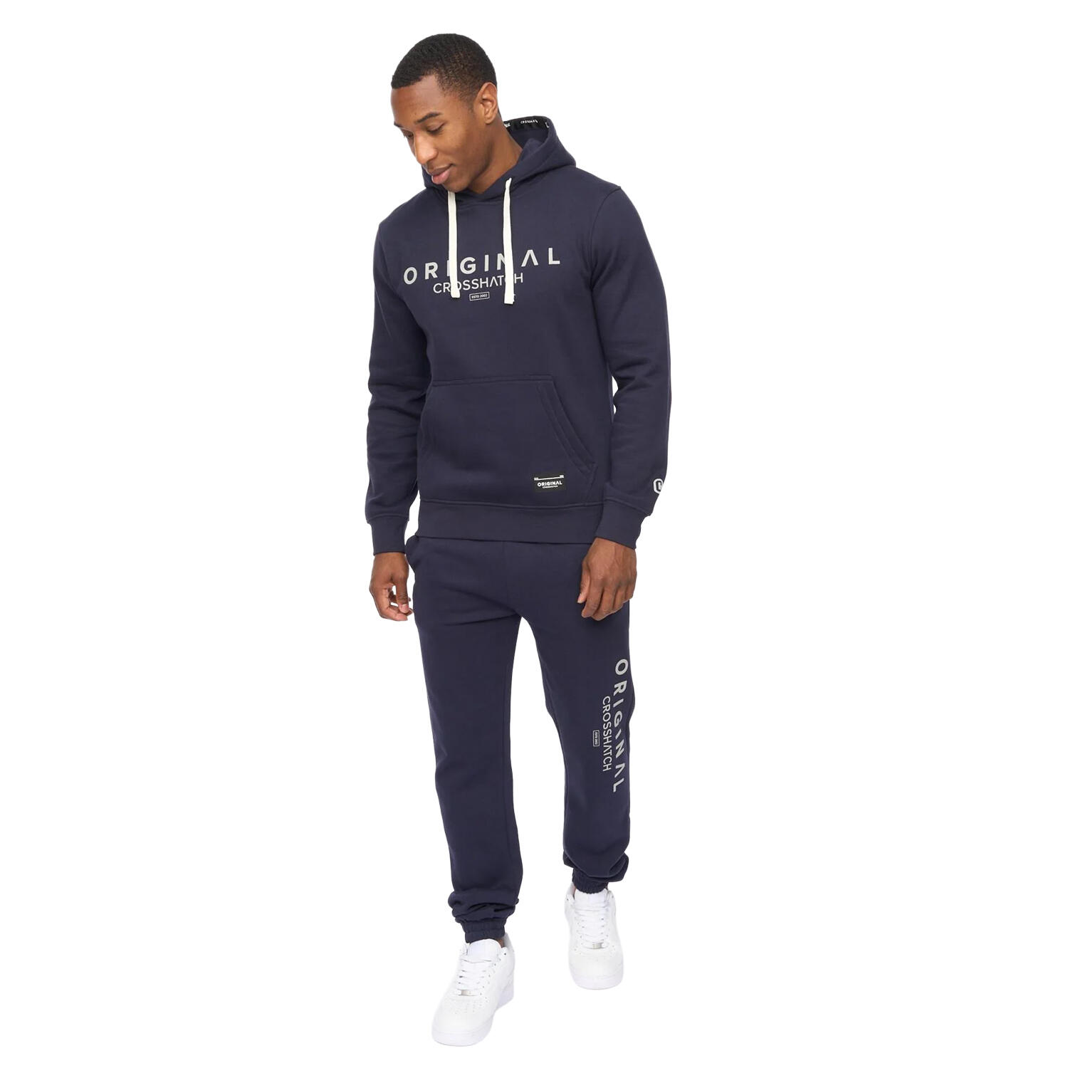 Crosshatch Mens Jamals Hoodie And Joggers Set
