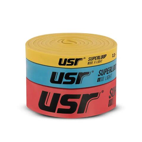 USR Superloop-3 Egzersiz Lastiği-Loop Band 3 lü Set