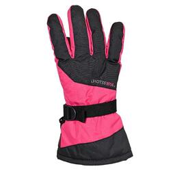 Gants de ski pour enfant - BINIOU - NOIR/ROSE - 8A