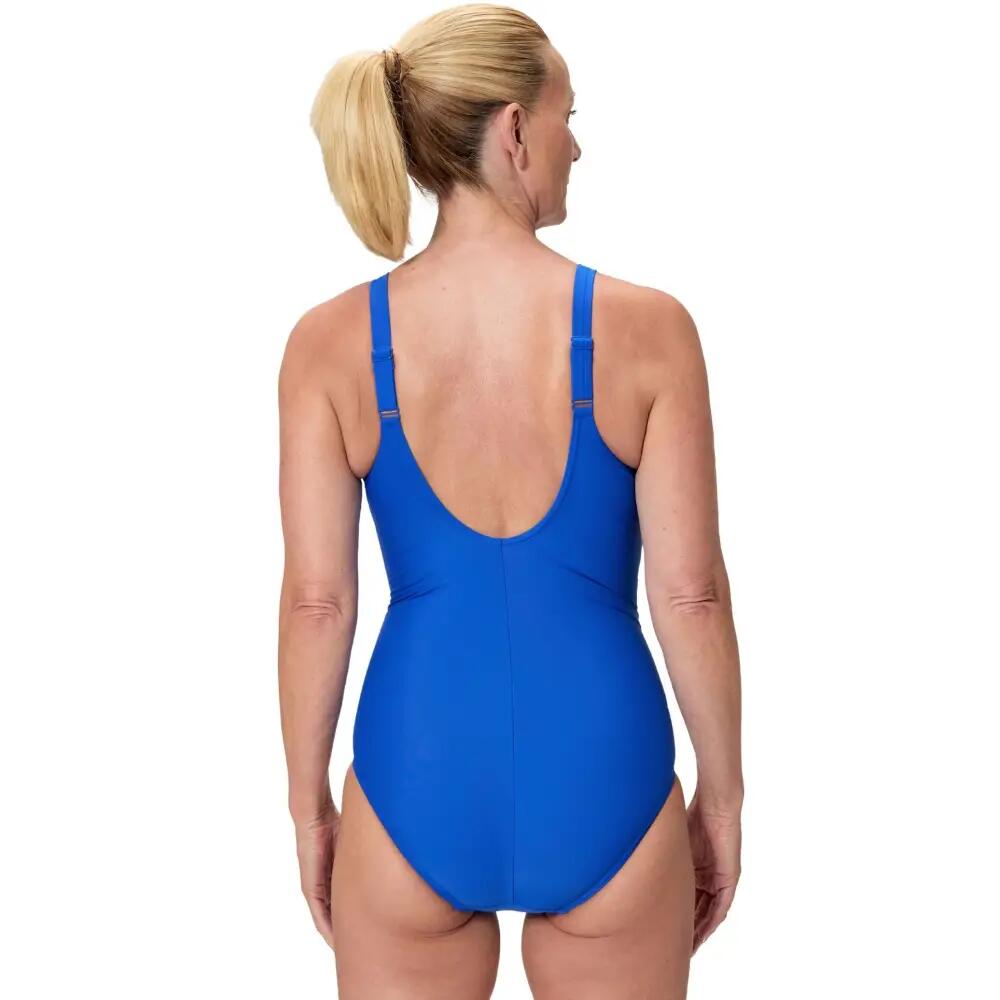 Maillot gainant Speedo Solid Cross Knot bleu 2/7