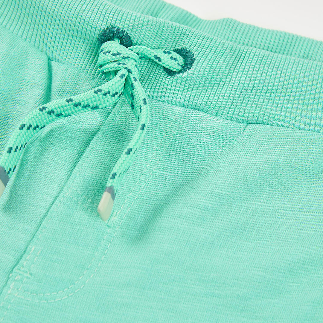 Bermudas de verano de tenis kids niño boboli verde 3/4