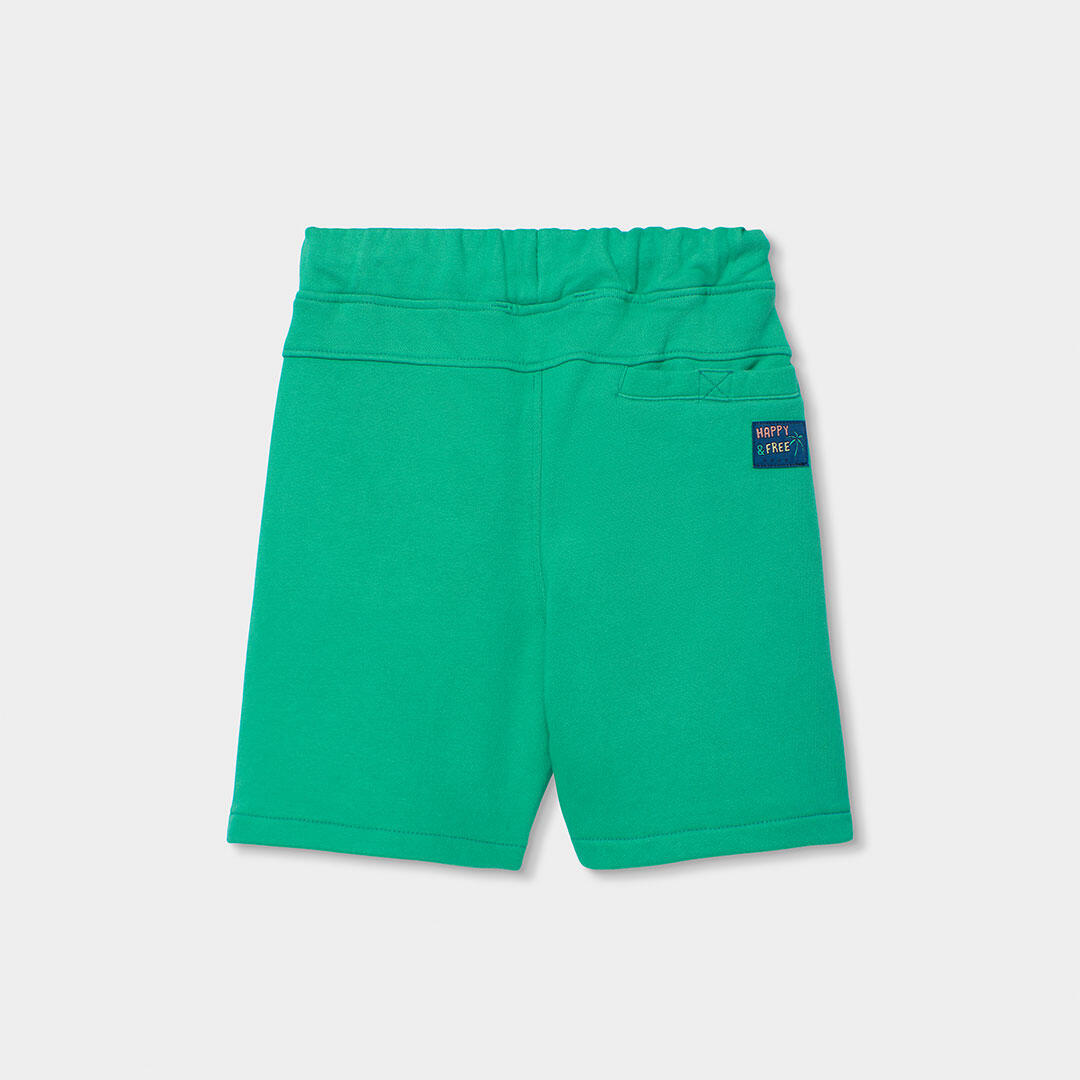Bermudas de verano de tenis kids niño boboli verde 2/4