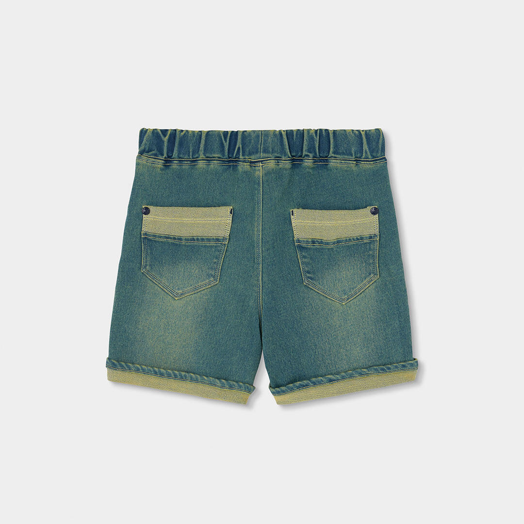 Bermudas de verano de tenis kids niño boboli azul 2/4