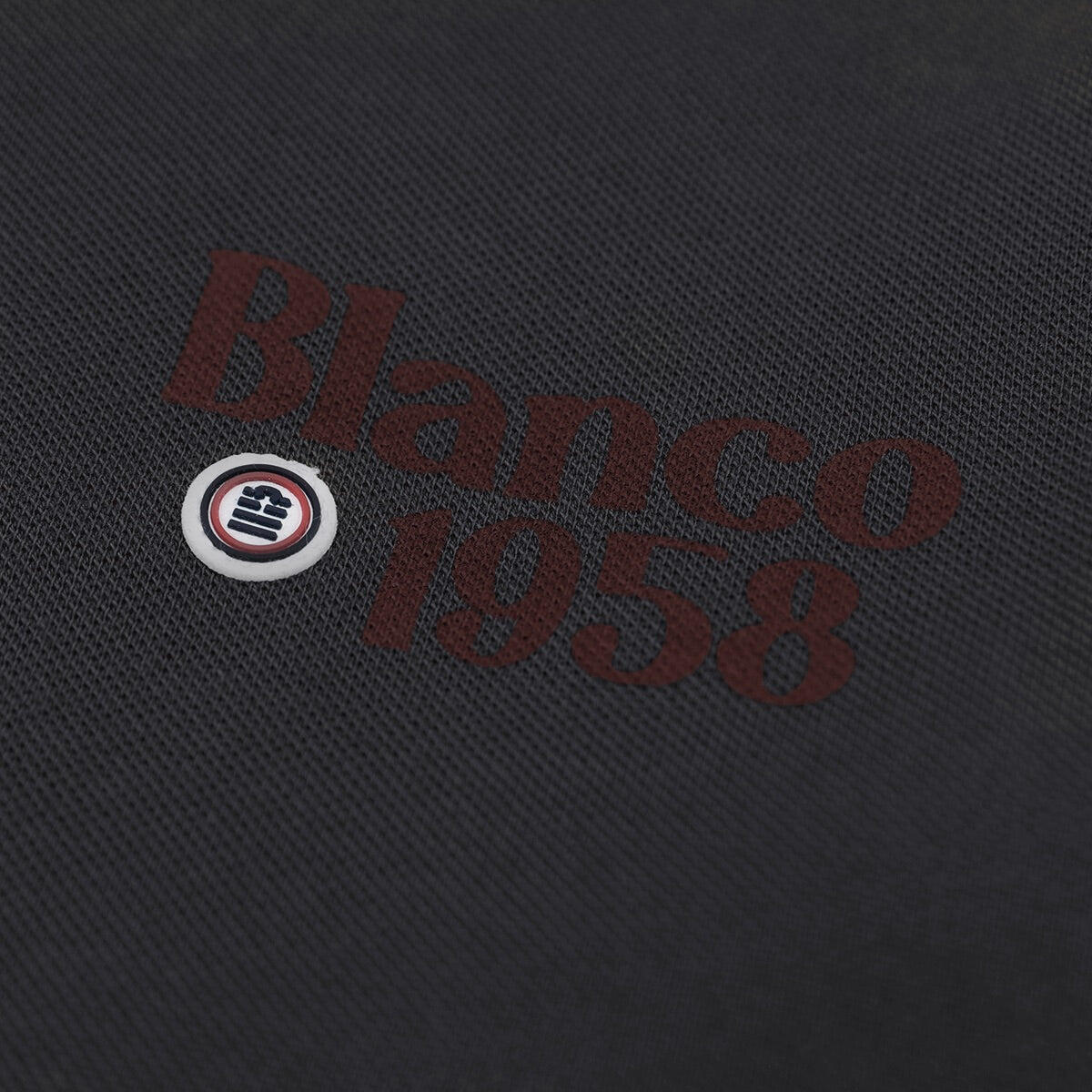 Polo a maniche lunghe, maglia piqué tinta unita 3/3