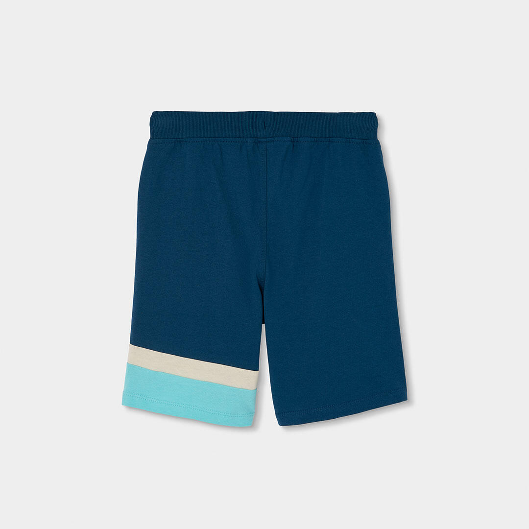 Bermudas de verano de tenis kids niño boboli verde 2/4