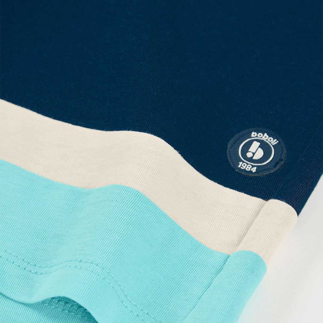 Bermudas de verano de tenis kids niño boboli verde 4/4