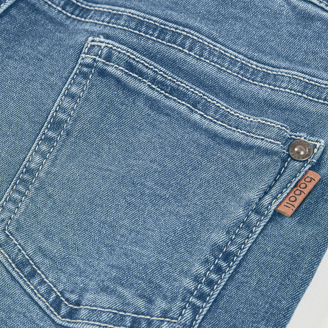 Bermudas de verano de tenis kids niño boboli azul 4/4