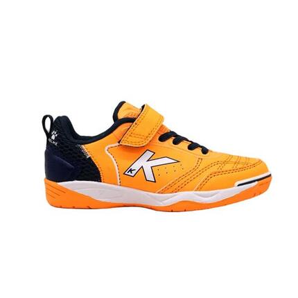 Kelme Zapatillas De Niño Goleiro Elastic Indoor Naranja Y Azul Unisex Kids