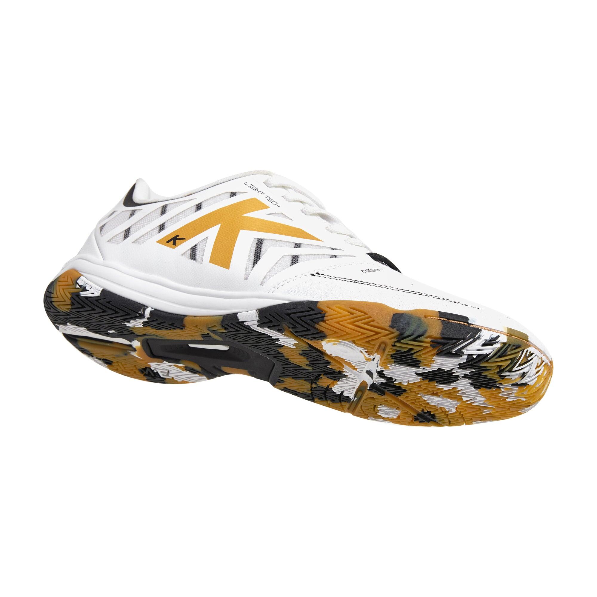 Kelme Zapatillas De Fútbol Sala All In Special Player Blanco Y Oro Y Negro Unise 4/4