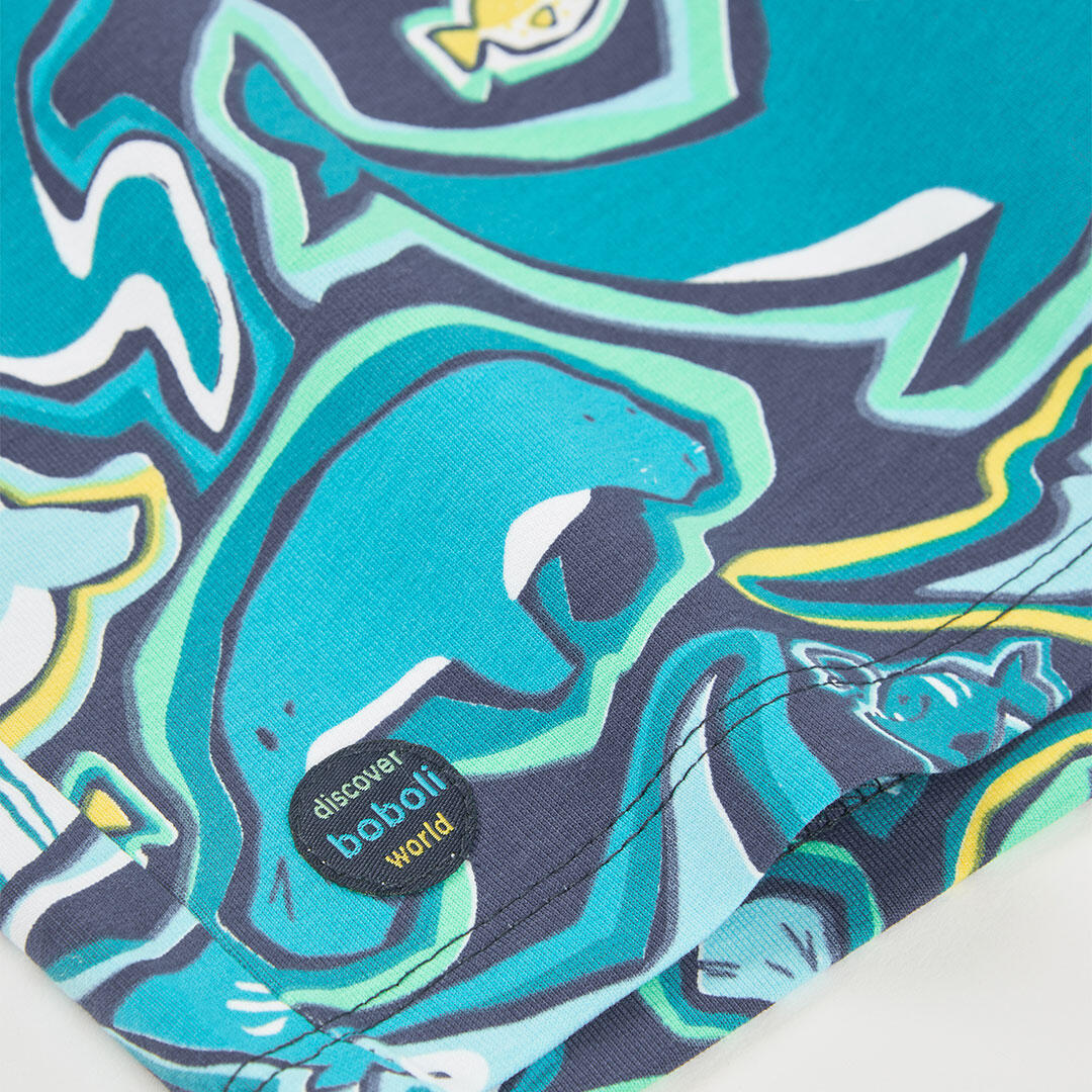 Bermudas de verano de tenis kids niño boboli multicolor 4/4