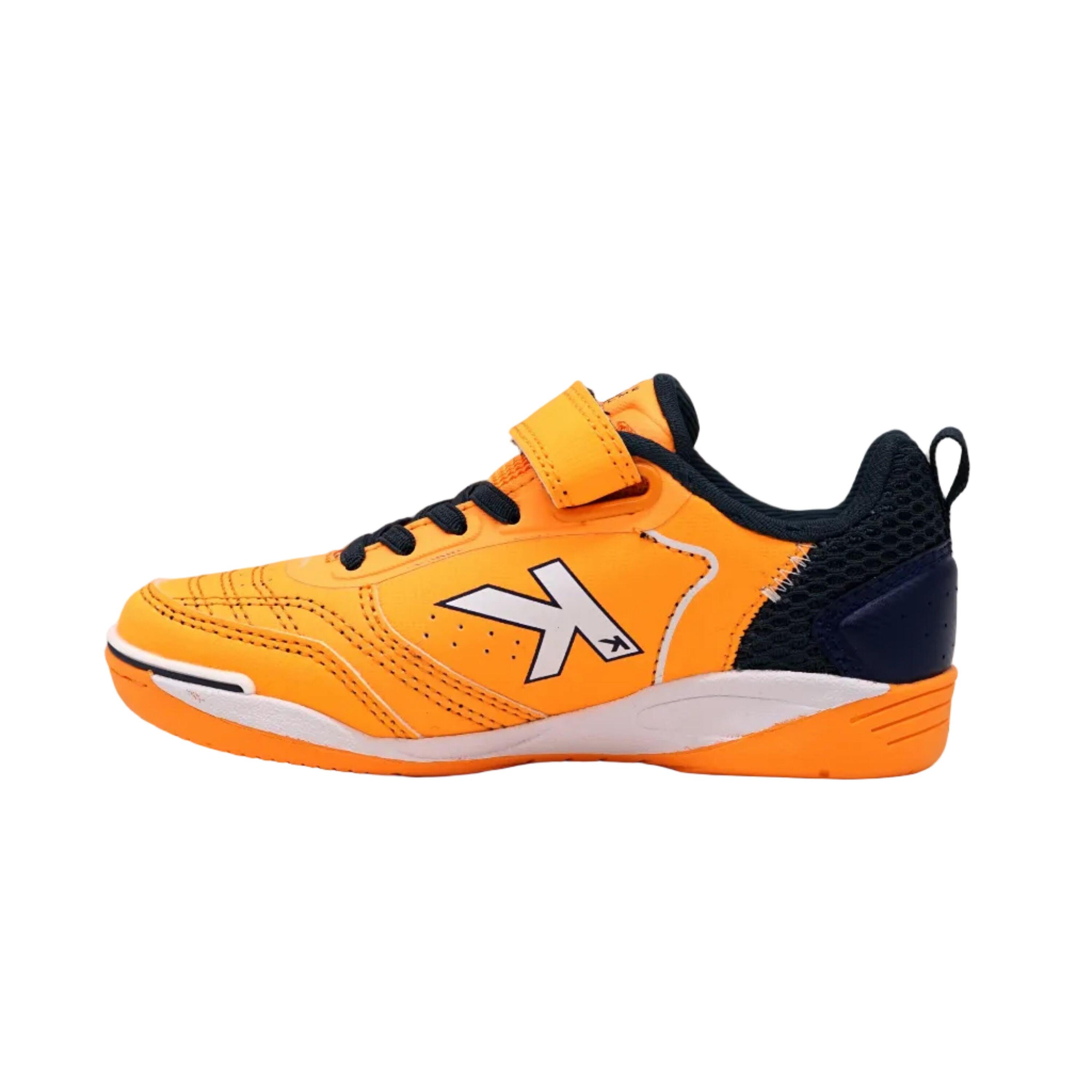 Kelme Zapatillas De Niño Goleiro Elastic Indoor Naranja Y Azul Unisex Kids 3/5