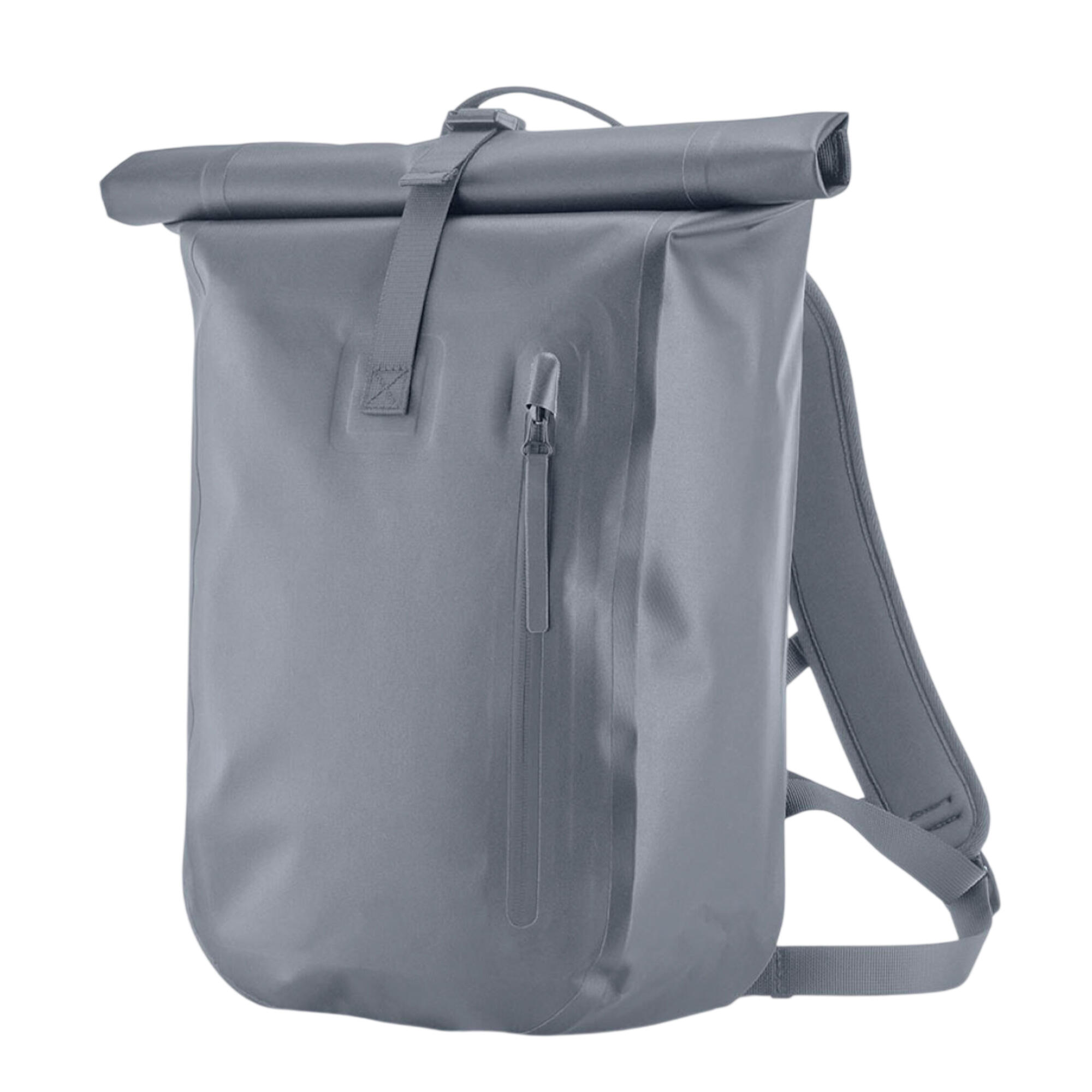 Lite Roll Top Waterproof Backpack (Blue Grey) 2/2