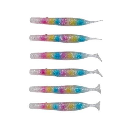 Savage Gear Gravity Stick Mini Kit 12 cm - Pack 6 leurres blancs