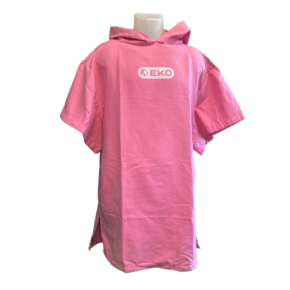 Surfpistols - Poncho Eko Microfibre Adulte Rose - Serviette De Bain - Rose - No Size - Decathlon