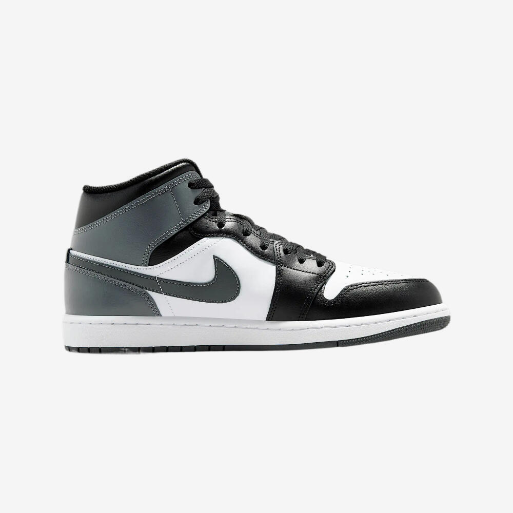 Jordan 1 Mid Black White Iron Grey 3/6
