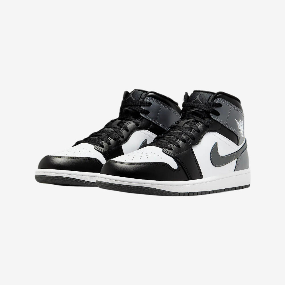 Jordan 1 Mid Black White Iron Grey 2/6
