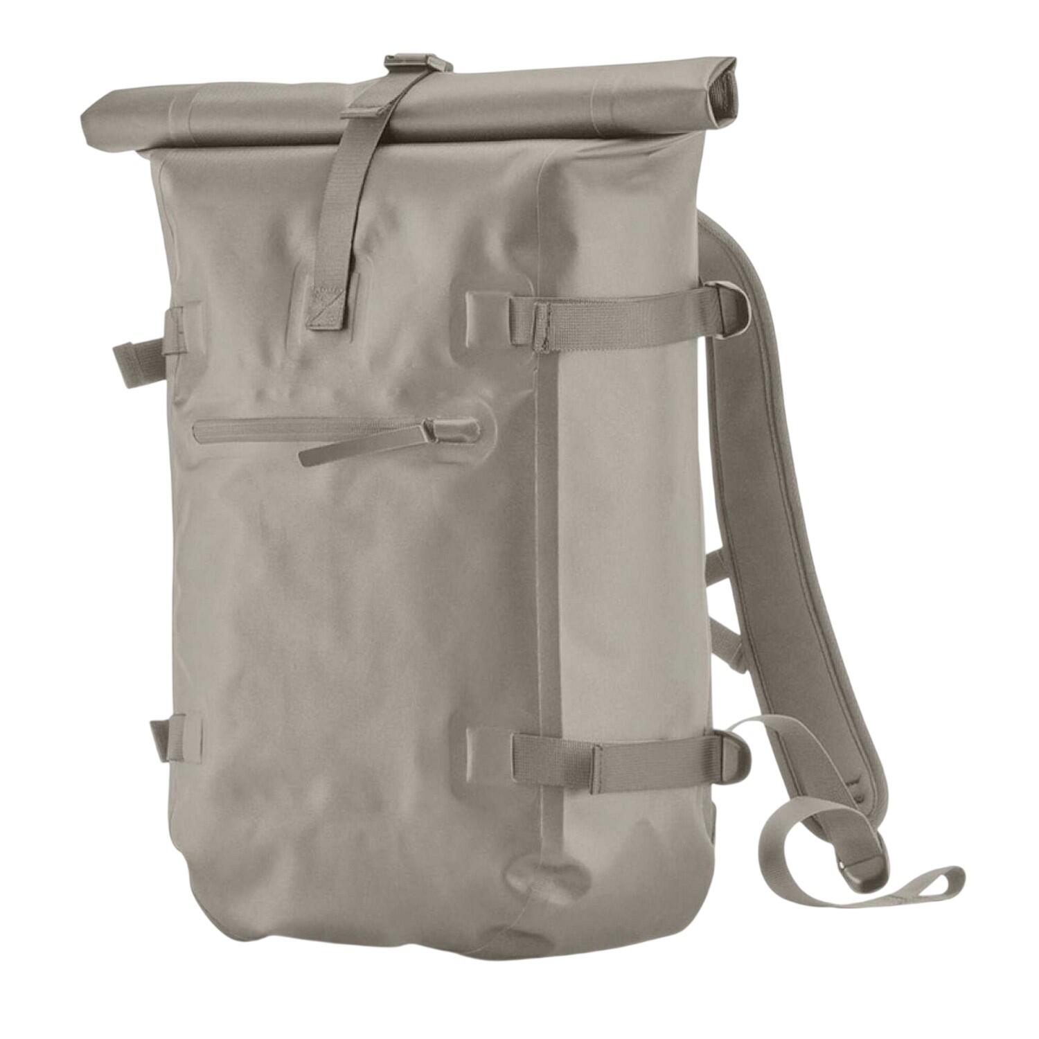Roll Top Waterproof Backpack (Cool Stone) 2/2