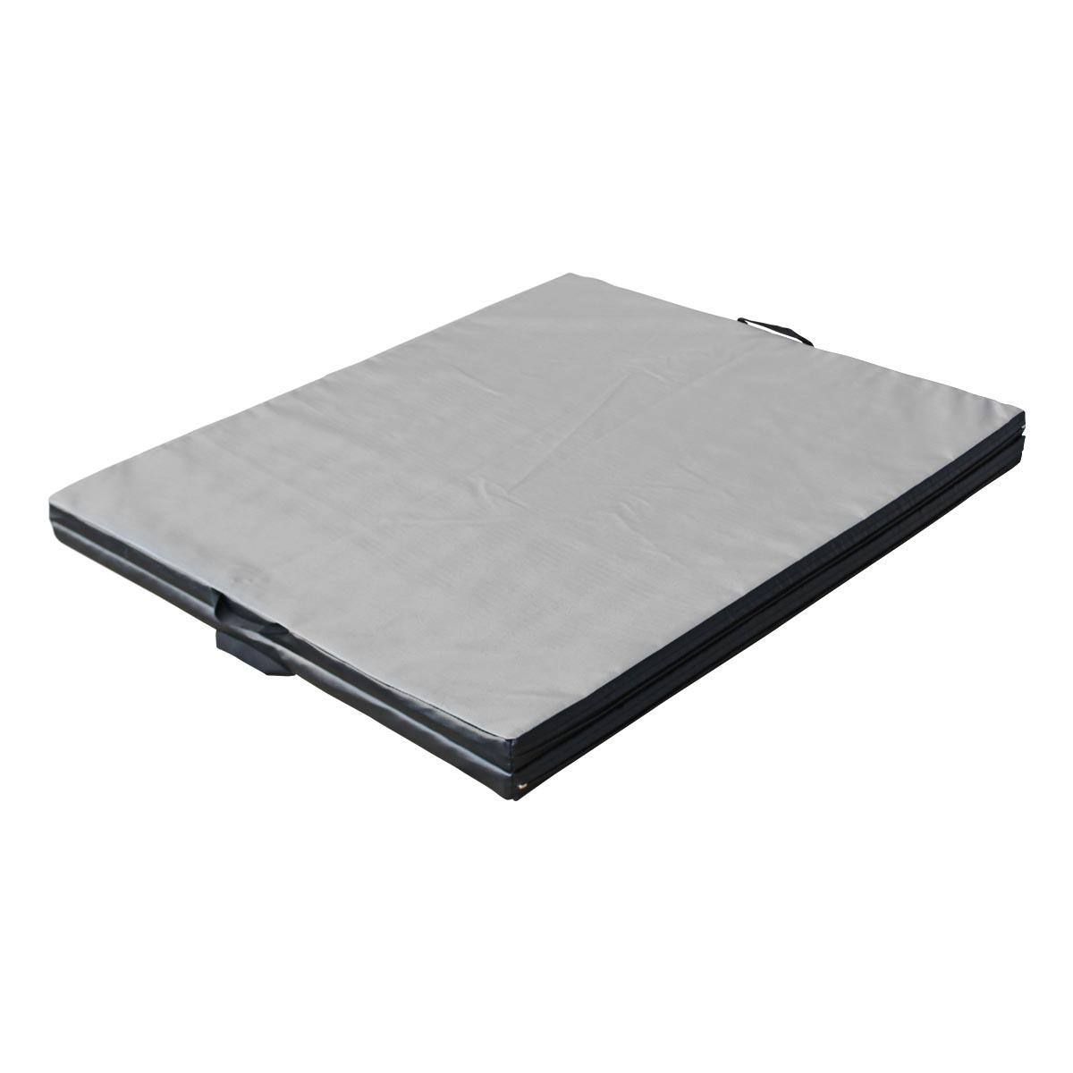 Faltbare, zweiteilige Matte MASTER Comfort Line R80 – 200 x 120 x 4 cm – schwarz 5/6