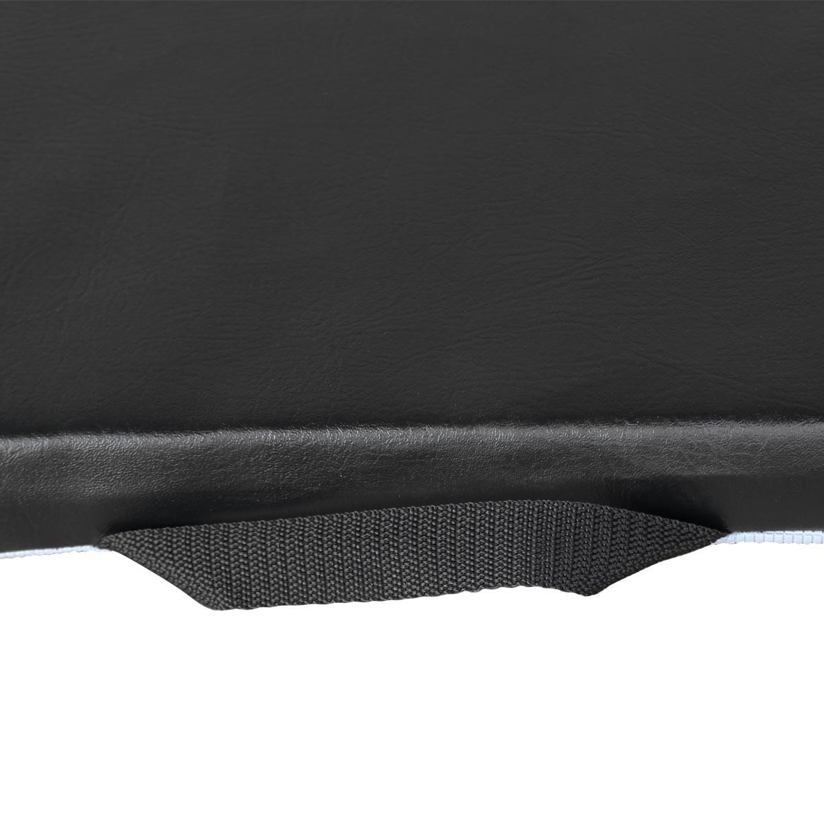 Faltbare, zweiteilige Matte MASTER Comfort Line R80 – 200 x 120 x 4 cm – schwarz 4/6