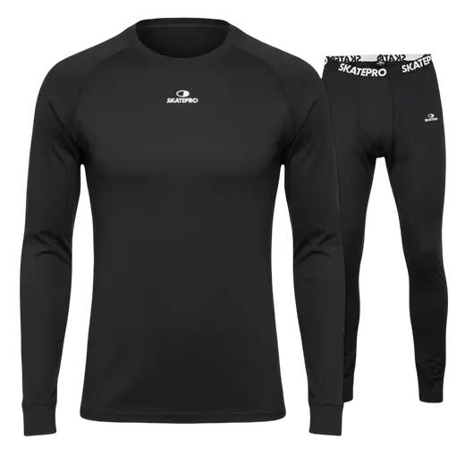 Sporty zimowe Bielizna unisex SkatePro Stretch Bielizna Termiczna - XL - Czarny