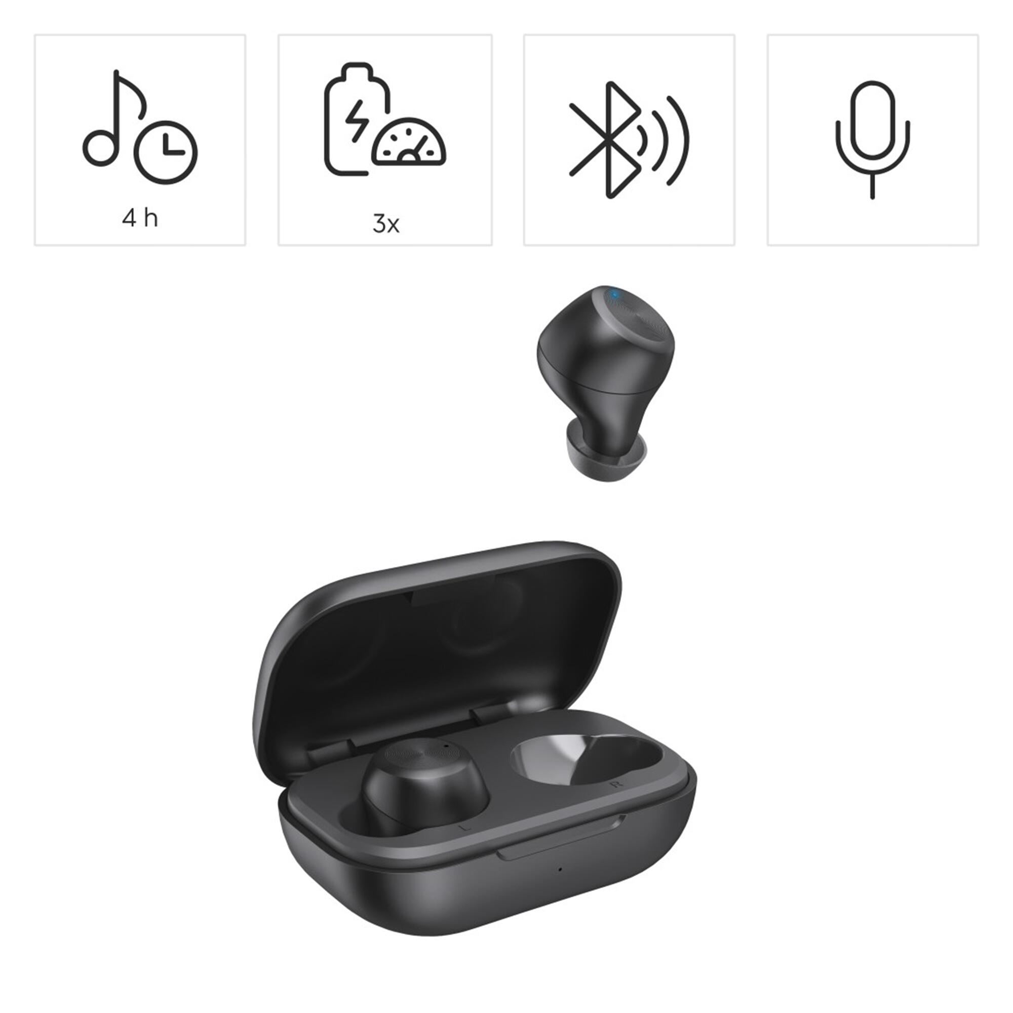 HAMA Bluetooth®-Kopfhörer Spirit Chop II, TWS, In-Ear, Schwarz 2/5