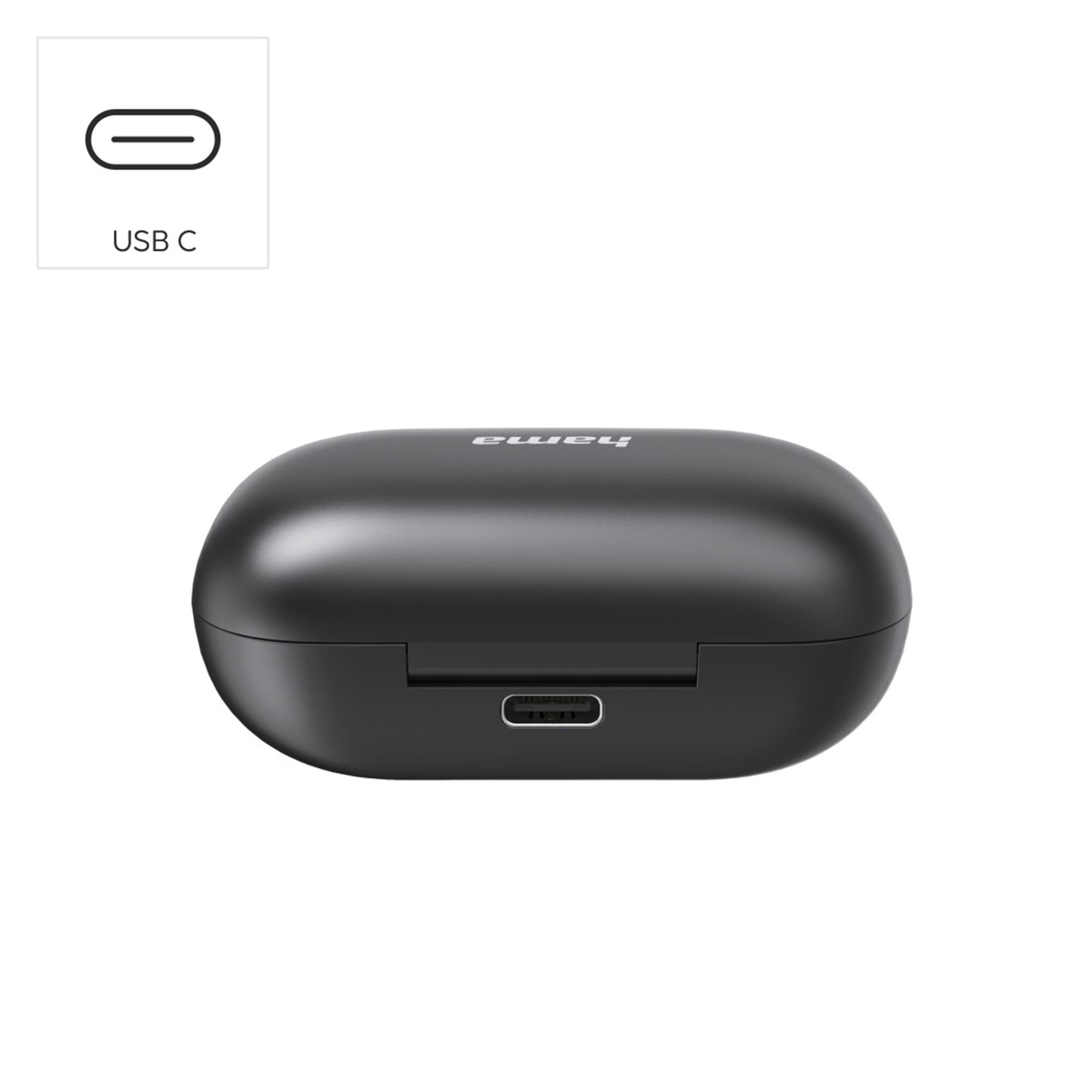 HAMA Bluetooth®-Kopfhörer Spirit Chop II, TWS, In-Ear, Schwarz 4/5