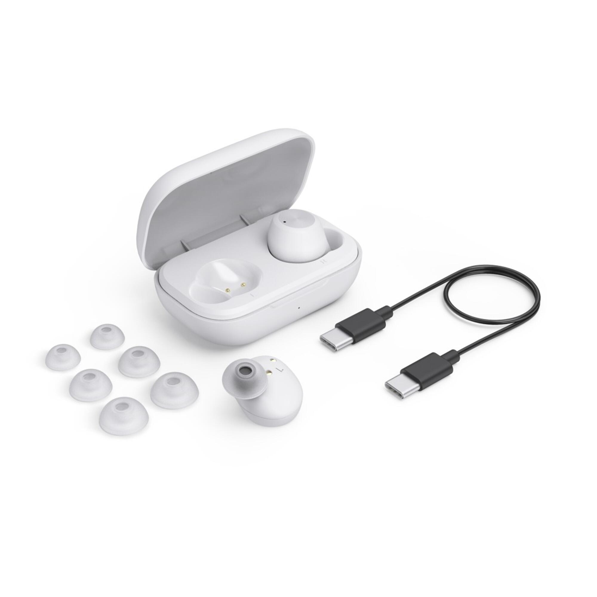 HAMA Bluetooth®-Kopfhörer Spirit Chop II, TWS, In-Ear, Weiß 5/5