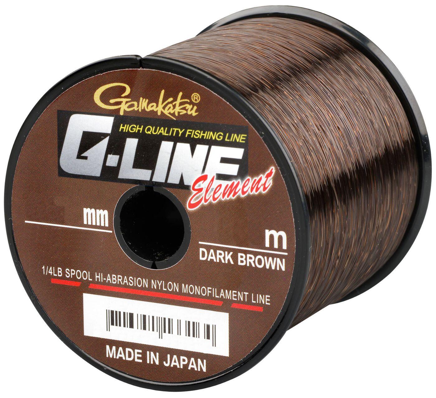 Gamakatsu G-Line Element Dark Brown 0,33mm 7,9kg - 1160m Monoschnur 1/1