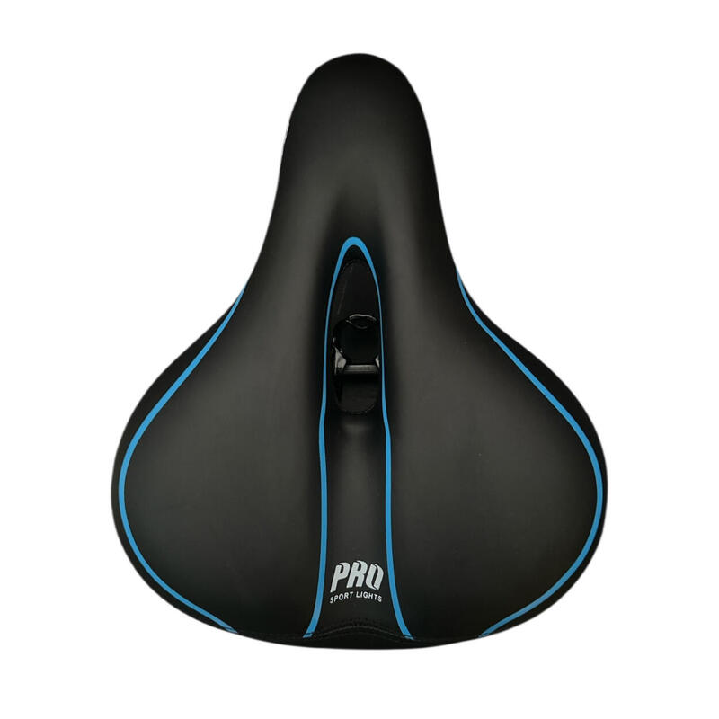 Șa de bicicletă City Comfort Foam 265x190 mm, negru