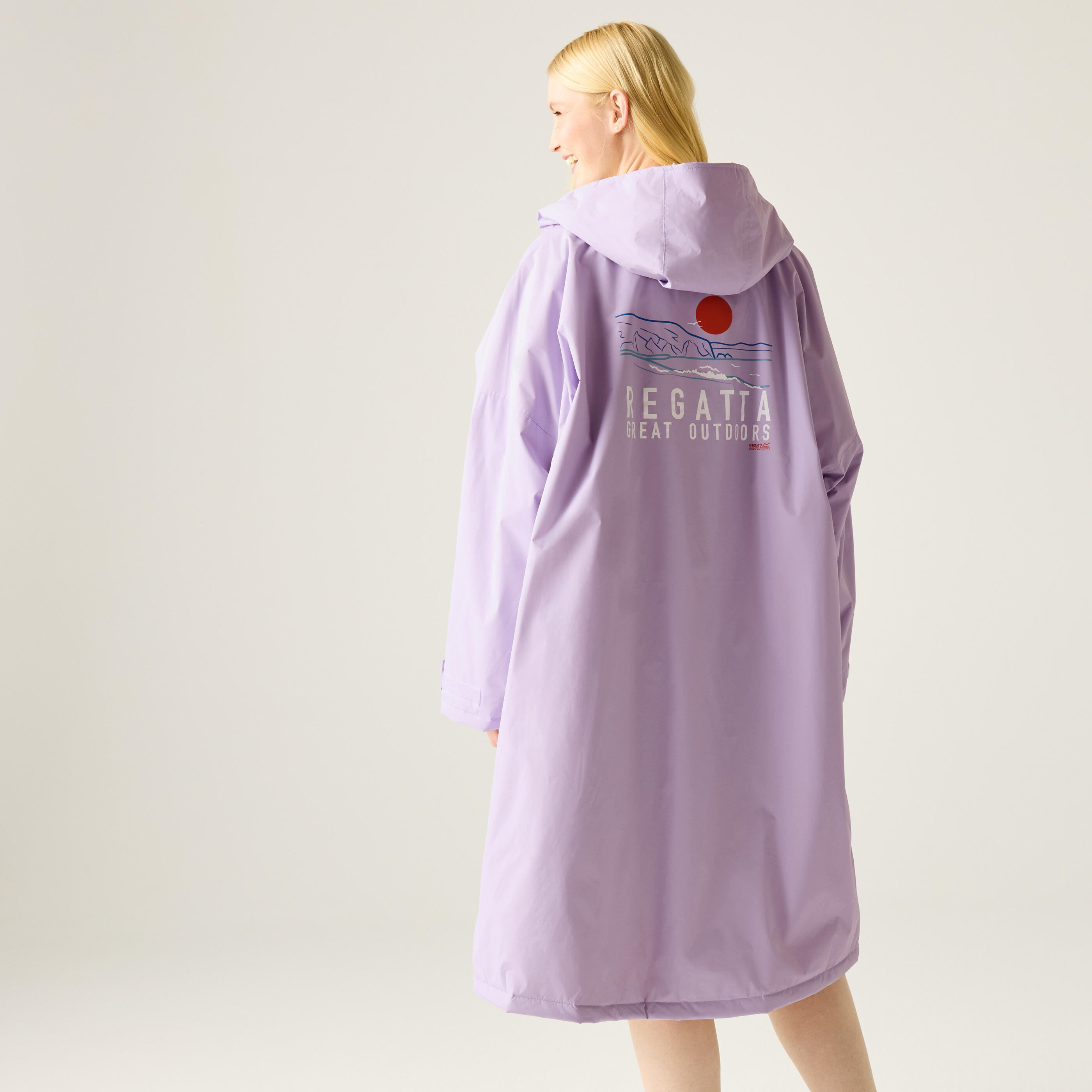 Peignoir à langer imperméable unisexe adulte 2/7