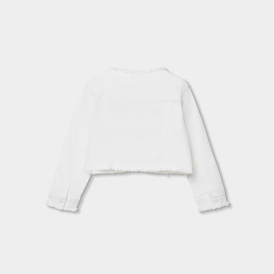 Cazadoras de verano de senderismo kids niña boboli blanco 2/4