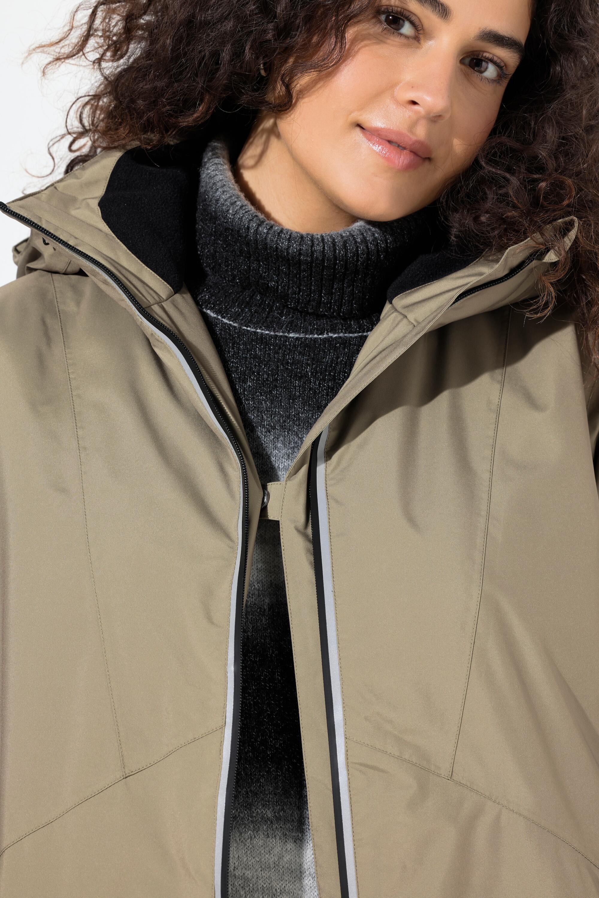 Femme Veste technique HYPRAR à capuche tissu imperméable coupe évasée 7/7