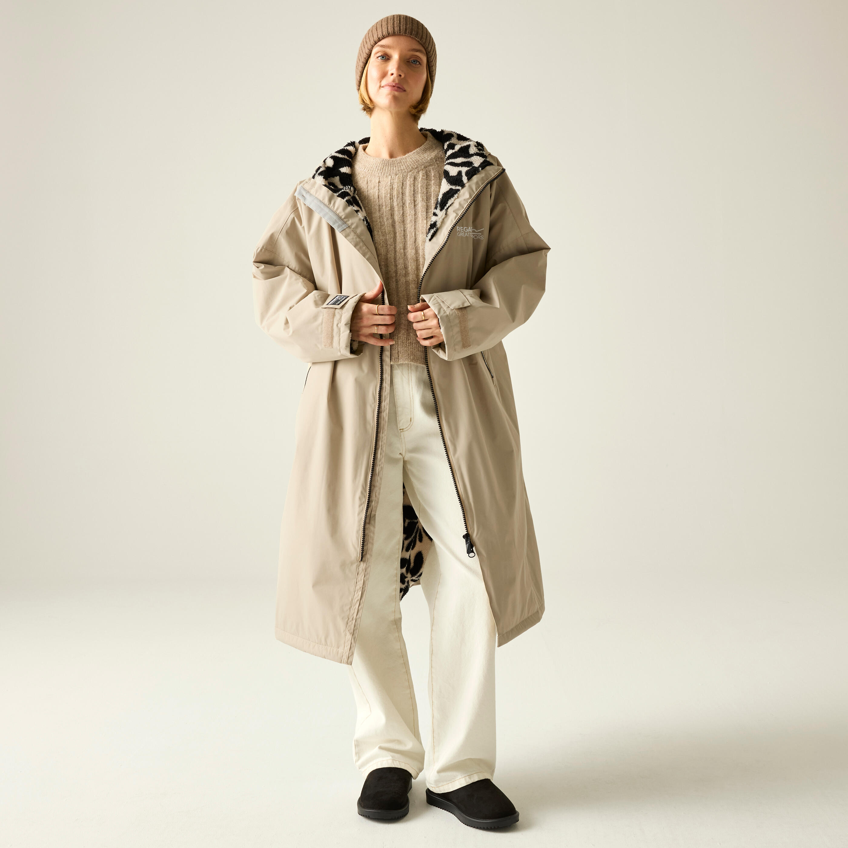 Peignoir à langer imperméable unisexe adulte 4/7